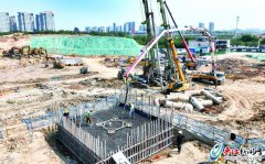 地下布局施工不竭档、从体布局跟尾不脱节